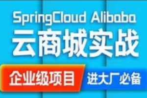 SpringCloud Alibaba 云商城搭建源码笔记（咕泡内部项目）